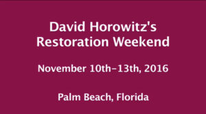 2016 Restoration Weekend