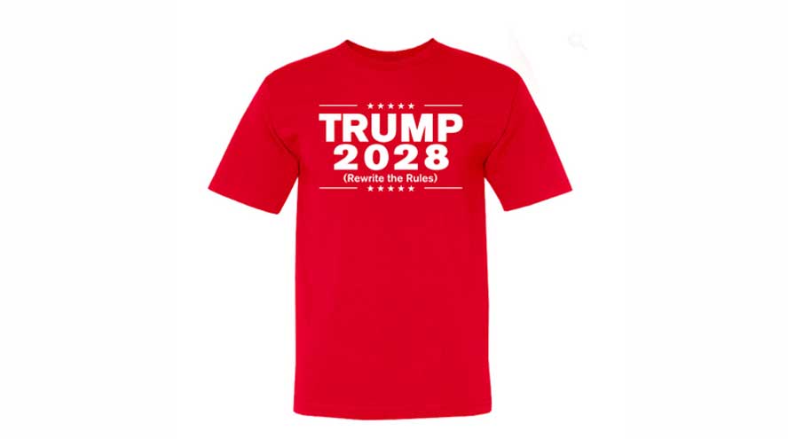 Trump 2028 Hats Appear in His Online Store