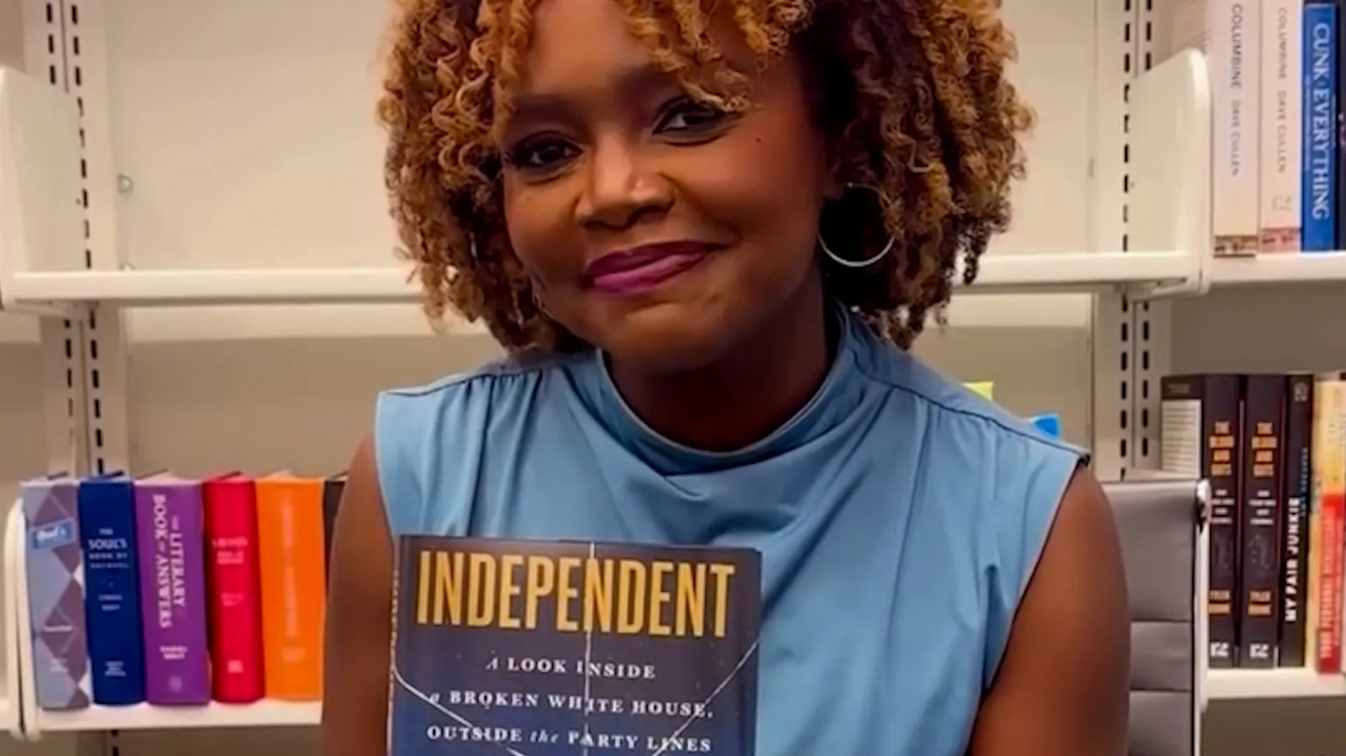 NextImg:Karine Jean-Pierre Book Launch Shows Why Democrats Are Losing Men