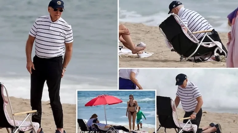 NextImg:Beach Chair Beats Biden in Fourth of July Showdown