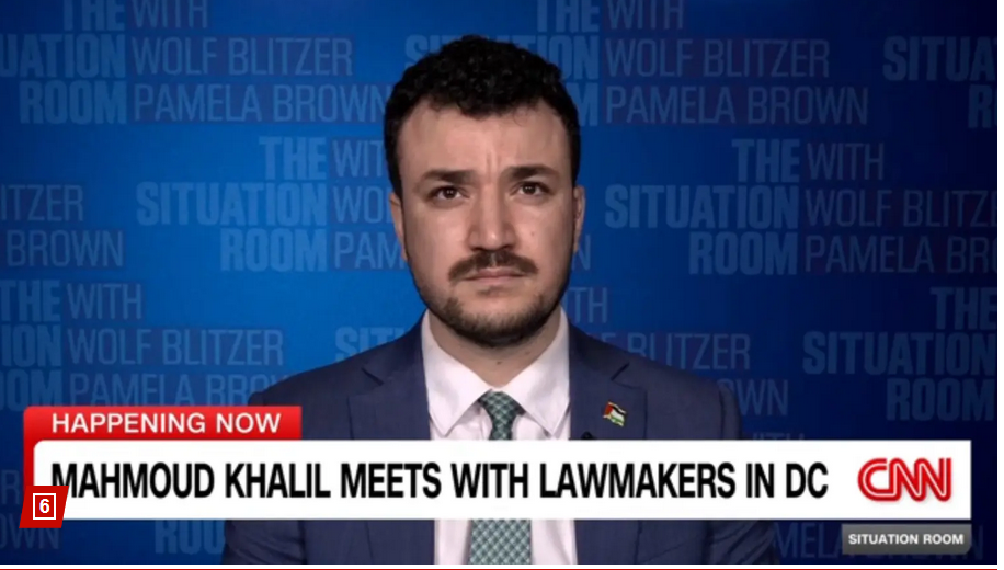 NextImg:Mahmoud Khalil, Refuses to Condemn Hamas, Meets With Dems