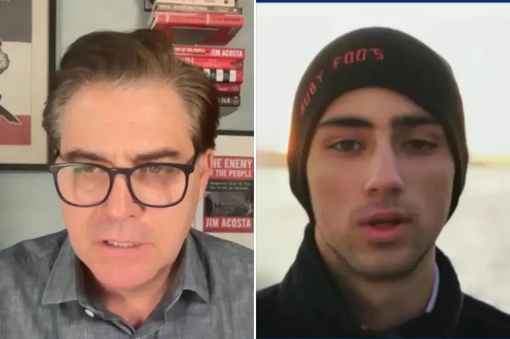 NextImg:Disgraced Anchor Jim Acosta 'Interviews' AI Animation of Dead Parkland Victim