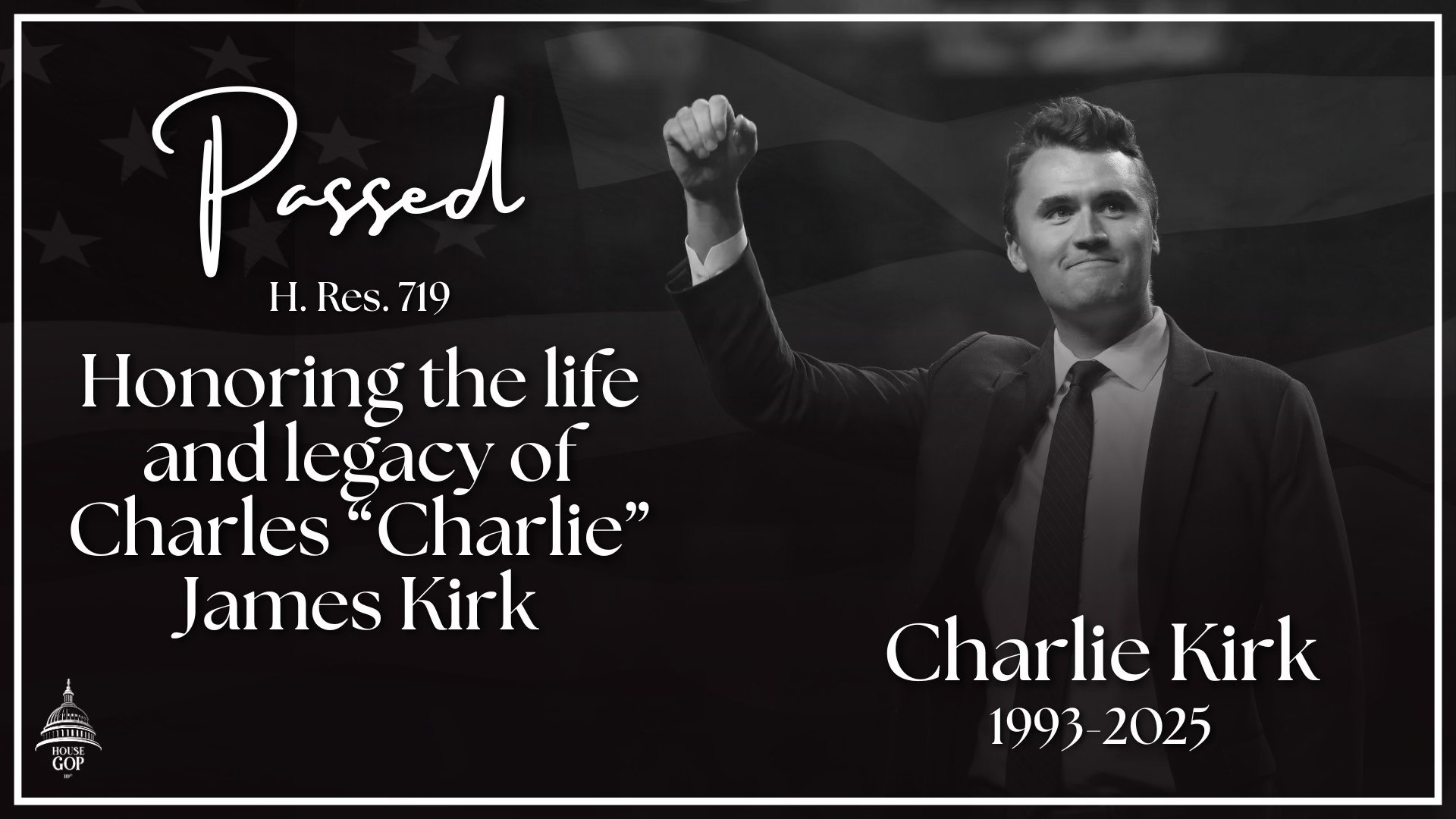 House Dems Reject Resolution Honoring Charlie Kirk