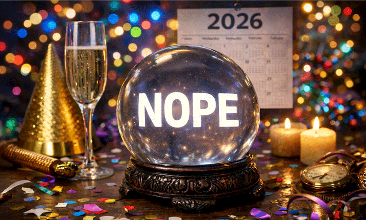 30 Things That Will Not Happen in 2026