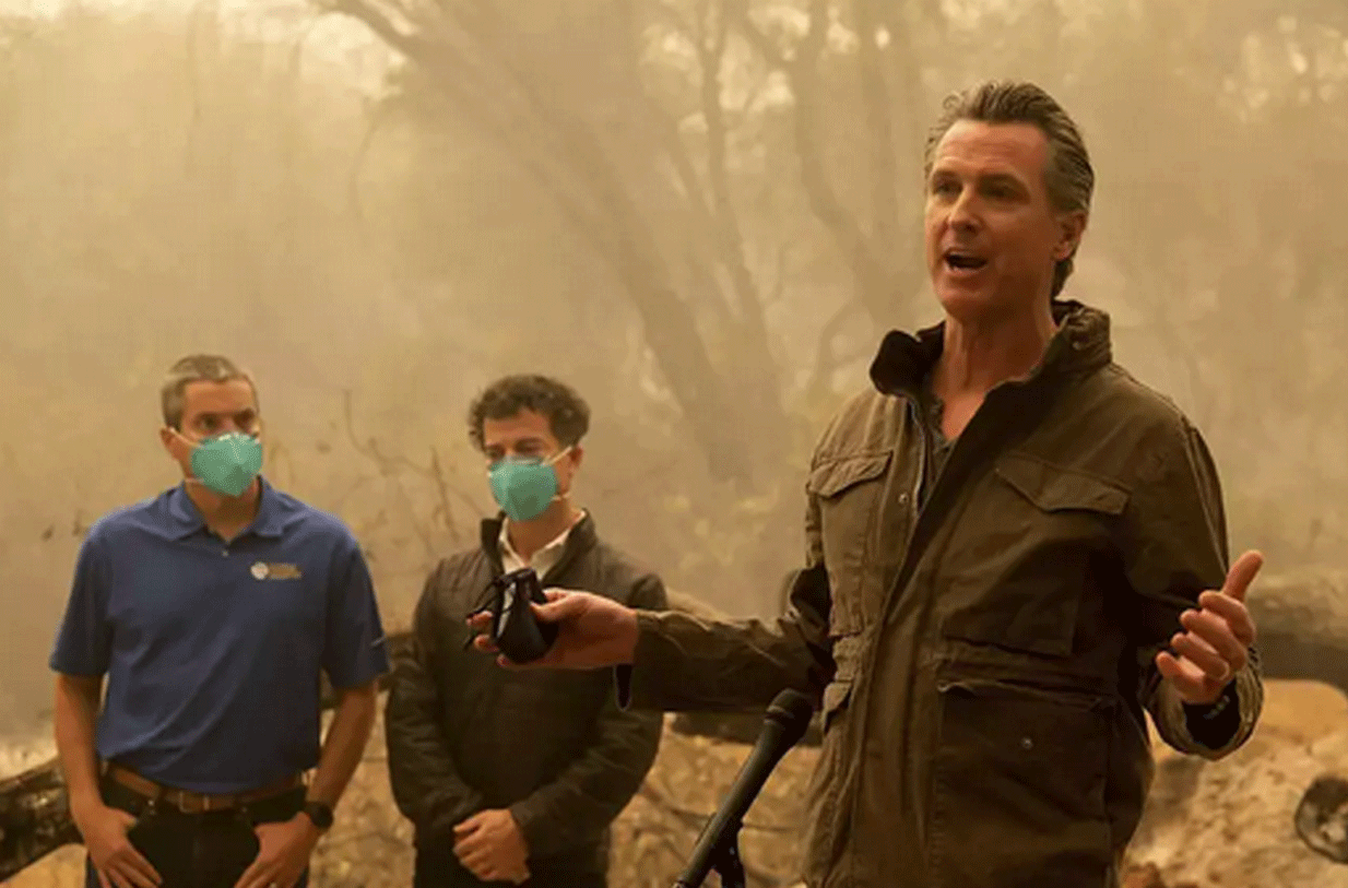 How Gov. Newsom Single-Handedly Put Out the LA Wildfires
