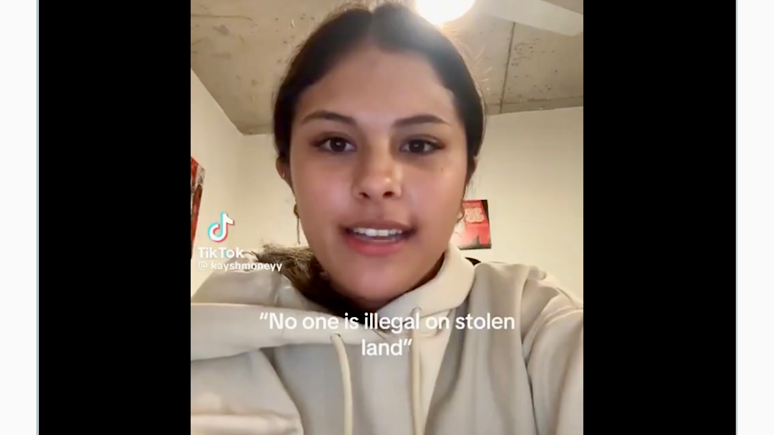 Video: A Young Lady Exposes Billie Eilish about “Stolen Land”