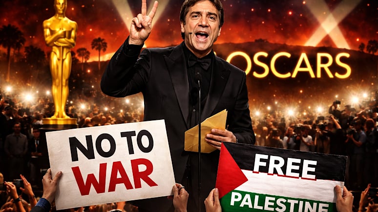 Javier Bardem at the Oscars