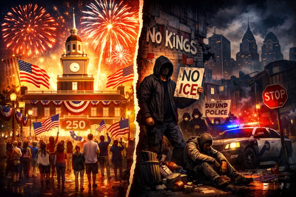 A Woke City Pretends to be Patriotic