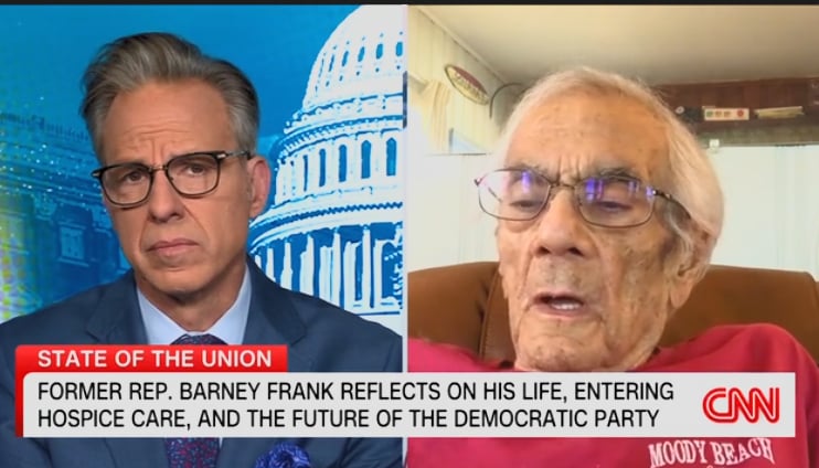 Dying Barney Frank Criticizes Transgender Men in Women’s Sports