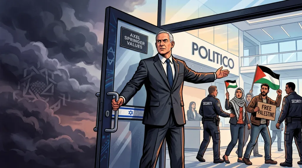 Politico’s Boss Reins in Pro-Hamas ‘Journalists’