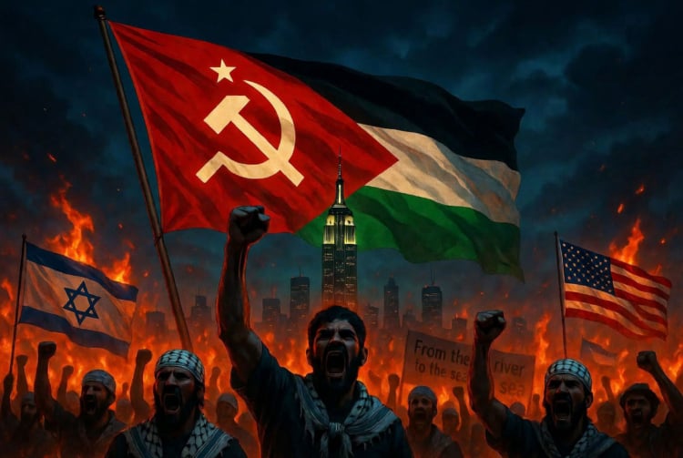 The Red/Green Axis Comes Out in Force in New York City