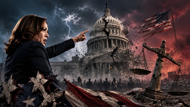 Kamala Calls for Wrecking America to Make Her President
